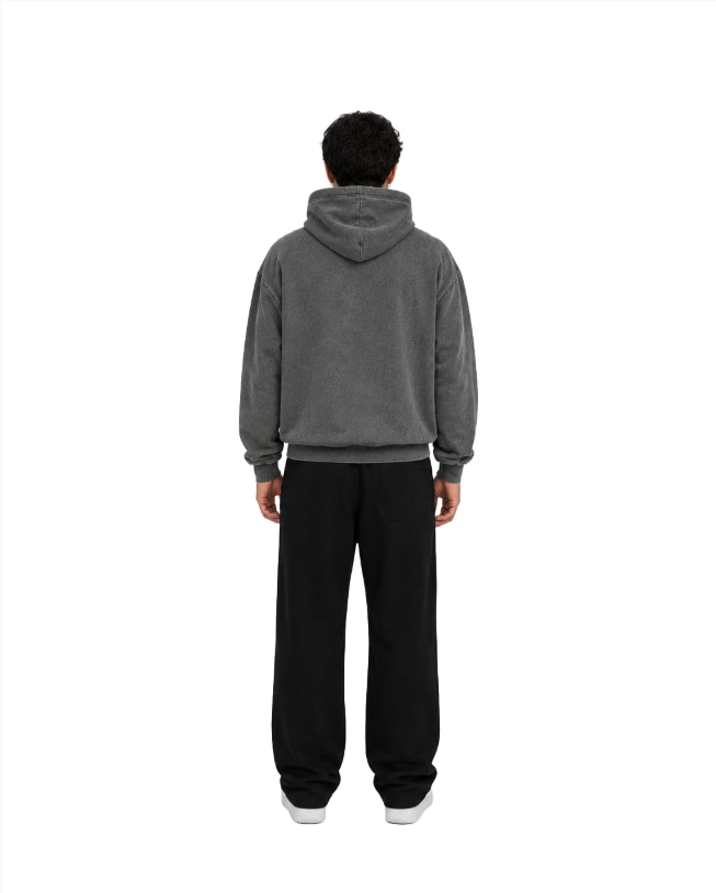 Felpa unisex cappuccio marsupio manica lunga boxyfit