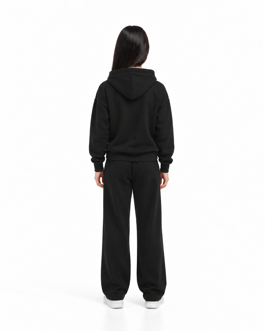Felpa unisex cappuccio marsupio manica lunga boxyfit