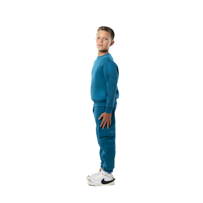 Pantalone lungo bimbo con tasconi laterali comodo