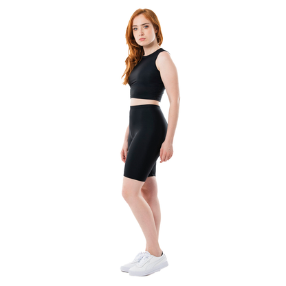 Pantalone leggings corto donna slim
