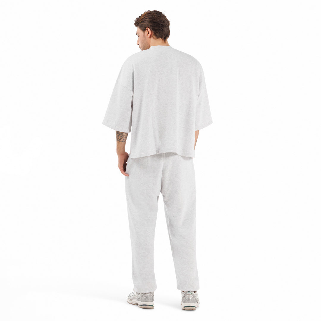 Felpa unisex paricollo manica 3/4 boxyfit
