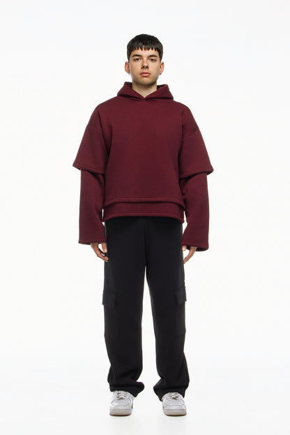 Pantalone lungo unisex con tasconi laterali over