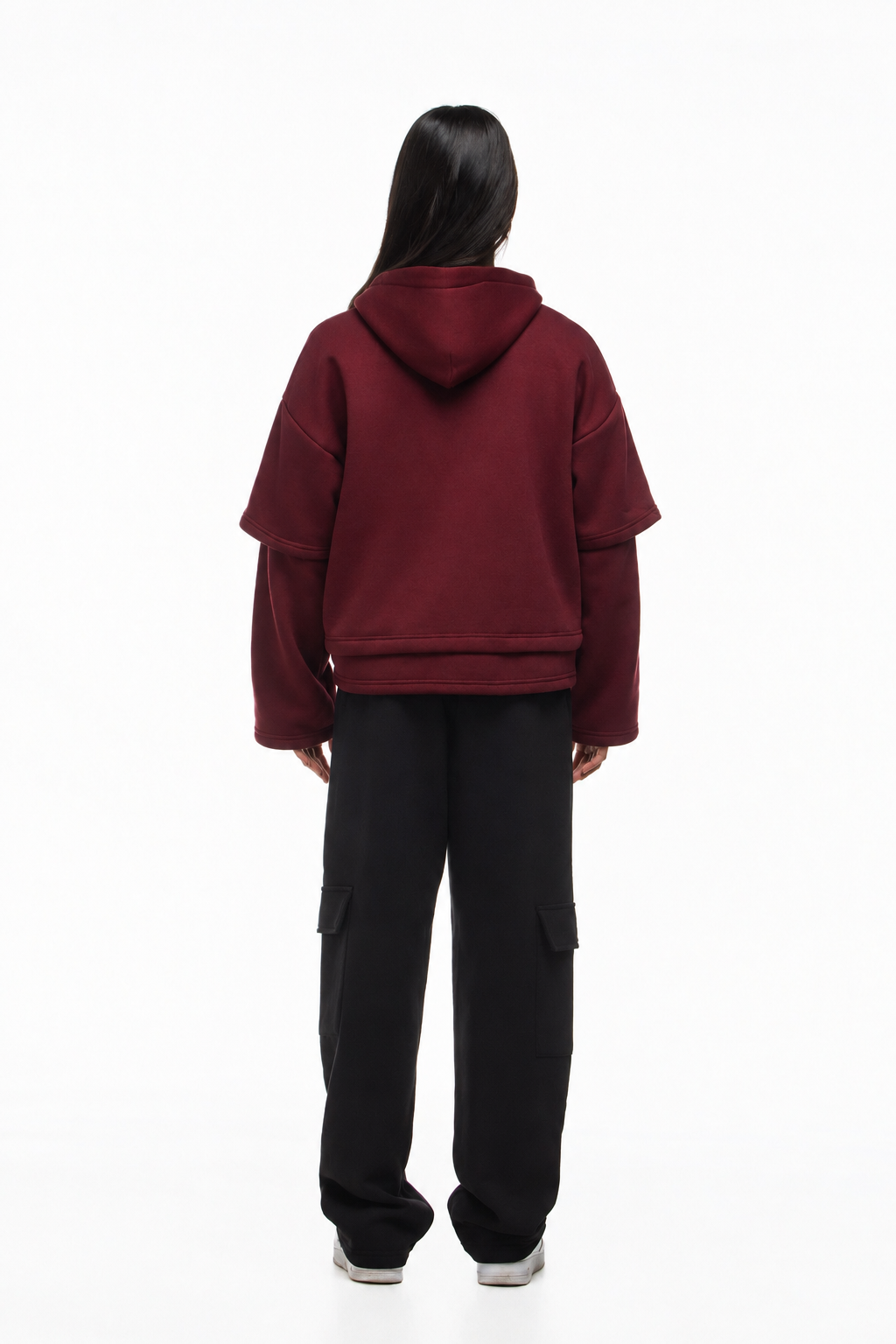 Pantalone lungo unisex con tasconi laterali over