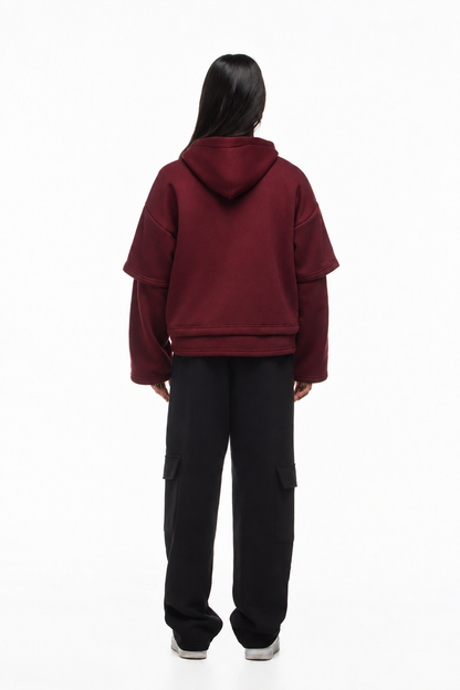 Pantalone lungo unisex con tasconi laterali over
