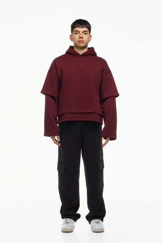 Pantalone lungo unisex con tasconi laterali over
