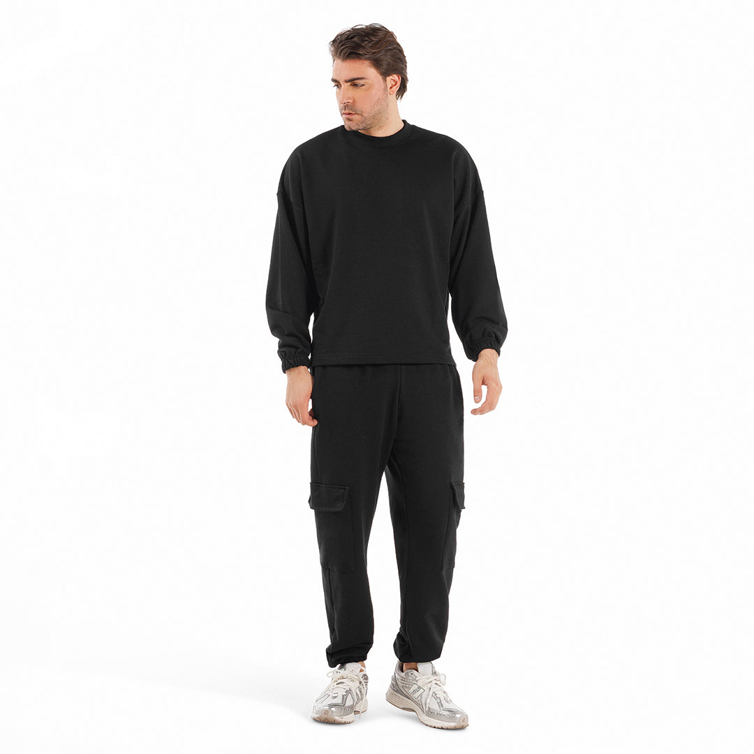 Felpa unisex paricollo manica lunga boxyfit