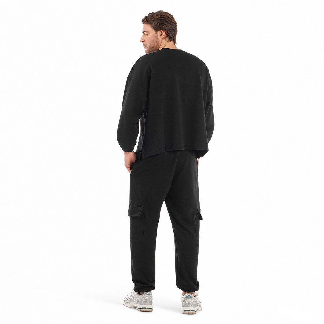 Felpa unisex paricollo manica lunga boxyfit