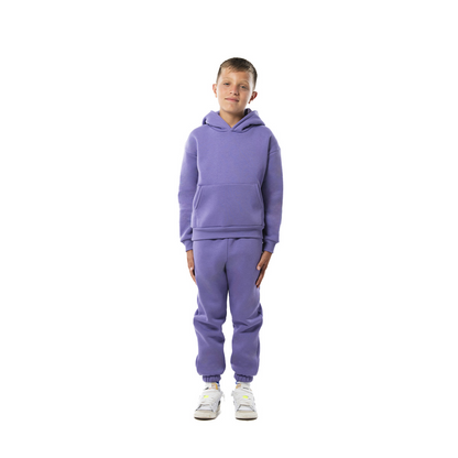 Felpa bimbo cappuccio marsupio manica lunga boxyfit