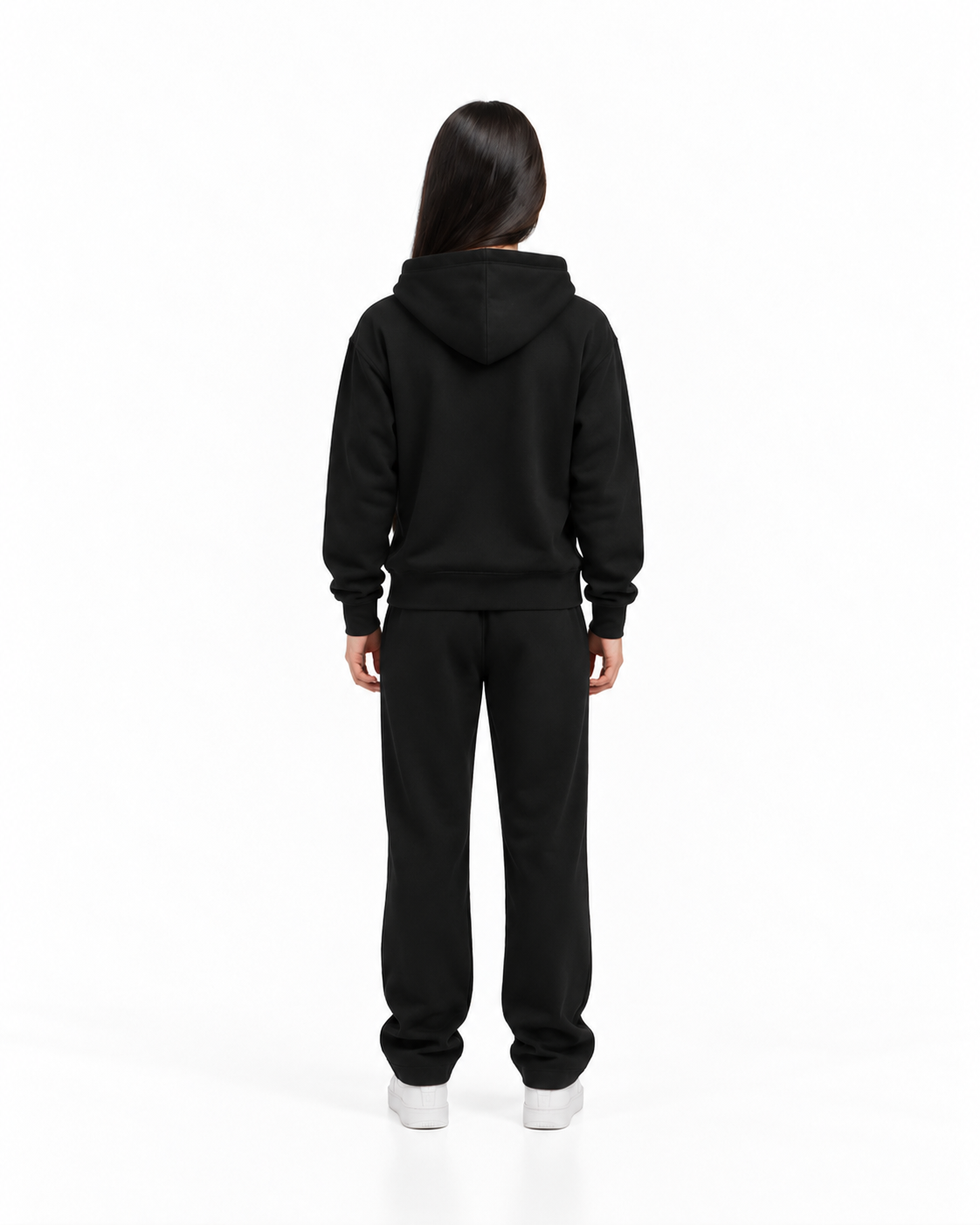Felpa uomo cappuccio marsupio zip manica lunga boxyfit