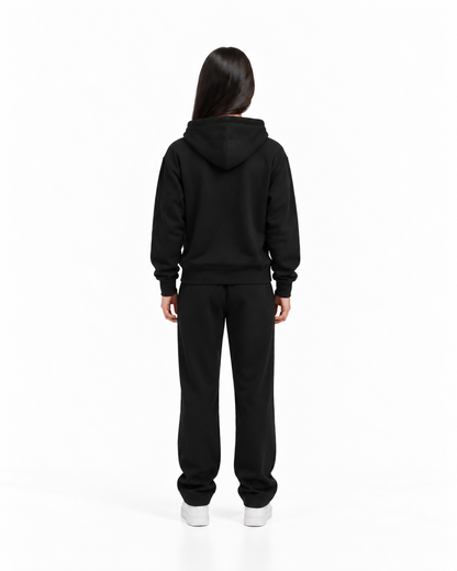 Felpa uomo cappuccio marsupio zip manica lunga boxyfit