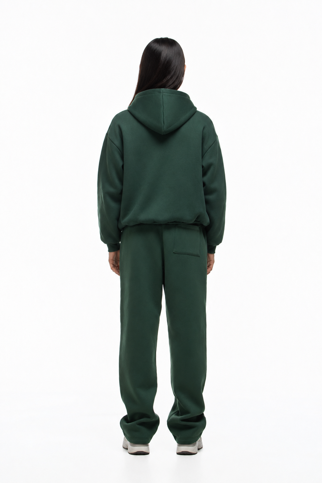 Felpa unisex cappuccio marsupio manica lunga boxyfit