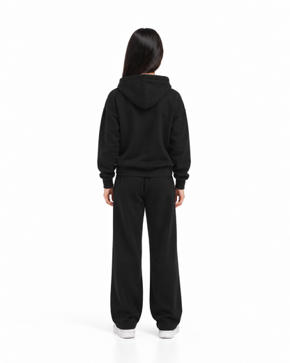 Felpa unisex cappuccio marsupio manica lunga boxyfit
